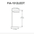 thumbnail image 2 of Dainolite 12W Table Lamp, MB, 2 of 2