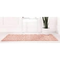 thumbnail image 5 of Unique Loom 3153398 2 Pi 2 Po x 8 Pi Davos Shag Runner Rug&44; Rose Poussiéreux, 5 of 5