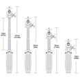 thumbnail image 2 of IBAOLE Extension Pole Tripod, Mini Selfie Stick Tripod Stand Handle Grip for iPhone 11 Pro Max Samsung OnePlus Google Smartphone Canon G7X Mark III Sony RX100 VII A6400 Cameras Vlogging (White) White, 2 of 8