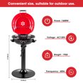 thumbnail image 2 of Techwood 1600W Electric BBQ Grill – Portable Indoor/Outdoor Smokeless Grill with Double-Layer Design & Removable Stand, Serves 15, Perfect for Condos, Patios & Backyards, 2 of 6