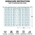 thumbnail image 2 of Fruit Curtains-blackout Curtains Bedroom Decor Living Room Darkening Grommet Window Drapes 2 Panels Set 41"x63", 2 of 2