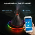 thumbnail image 3 of Smart Wifi Wireless Essential Oil Aromatherapy 400Ml Ultrasonic Diffuser & Humidifier With Alexa & Google Home Phone App & Voice Control - Create Schedules - Led & Timer Settings, 3 of 6