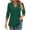Army Green, variant on ShiShine Womens 3/4 Sleeve Tunic Tops Business Casual Blouses V Neck Pleated Front Shirts Dressy Casual Work Outfits