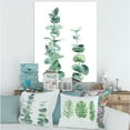 thumbnail image 2 of Designart ' Green Eucalyptus Branch ' Tropical Canvas Wall Art Print, 2 of 4