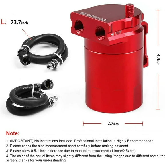 YIUIY Oil Catch Can Oil Separator for 11-21 Ford F150 5.0L & Raptor 2.7L 3.5L Ecoboost