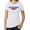 White, variant on Custom Family Name in American Flag Letters -Family Reunion Women T-shirts