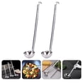 thumbnail image 3 of 2pcs Sauces Ladles Stainless Steel Long Handle Ladles Ladle Soup Ladle Hot Pot Ladle, 3 of 6