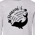 thumbnail image 4 of Inktastic Hawaii Islands with Dolphin Long Sleeve Youth T-Shirt, 4 of 5
