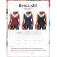 thumbnail image 6 of Women Lace Trim Tank Tops V Neck Fashion Casual Sleeveless Blouse Vest Shirts Red XL, 6 of 6