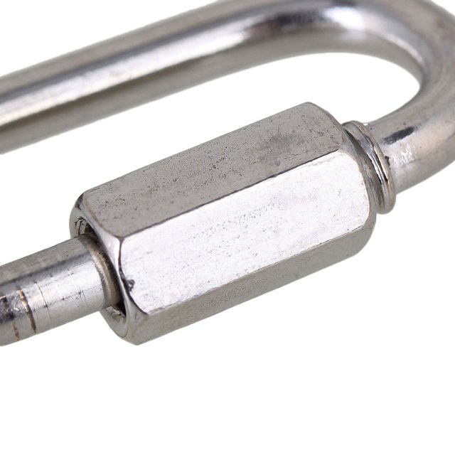 BQLZR 50 x M3.5 Stainless Steel Quick Link Chain Fastener Carabiner with Screw