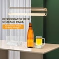 thumbnail image 3 of 4Pcs Refrigerator Wine Holder,Clear Stackable Plastic Wine Rack Storage Water Bottle Organizer Water Bottle for Fridge, 3 of 5
