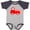 Heather and Navy, variant on Inktastic Cute Red Firetruck Boys or Girls Baby Bodysuit