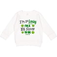 thumbnail image 2 of Inktastic I'm So Lucky I'm a Big Sister to Be Toddler Sweatshirt, 2 of 4