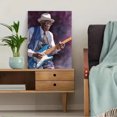 thumbnail image 5 of Jazz Musician Portrait Canvas Wall Art，Vintage Music Decor for Living Room Bedroom Office Bar Studio, 5 of 8