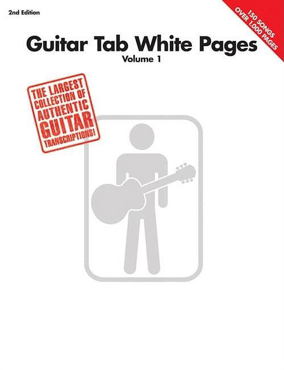Guitar Tab White Pages - Volume 1, (Paperback)