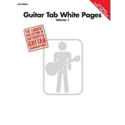 Guitar Tab White Pages Volume 1 (2nd Edition) Guitar Tablature Songbook with 150 Rock Blues Songs Sheet Music for Electr, (Paperback)