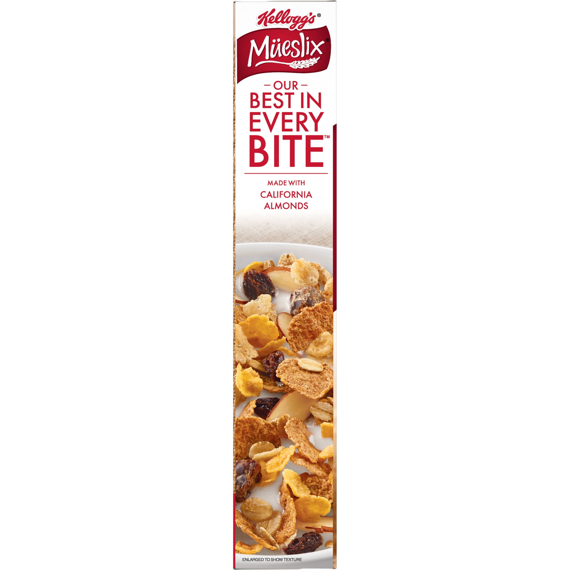 Kellogg's Mueslix Breakfast Cereal, 12g Protein with Milk, Good Source of Fiber, 16.2 oz