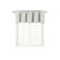 thumbnail image 3 of TVLO white blackout thermal valance for short window curtain with rod pocket for kitchen bathroom home decor 54" x 18" inch 1 valance, 3 of 4