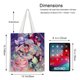 thumbnail image 5 of Steven Universe Bolso de tela con estampado de lienzo para mujer, bolsa de compras reutilizable y estética, con cremallera interior, regalo para mujer,38*45cm., 5 of 6