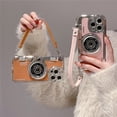 thumbnail image 2 of Funda protectora con patrón de cuero para iphone, carcasa de lujo con correa de mano, 3D, Japón, coreano, compatible con modelos 12, 14 Pro Max, 11, 13 Pro Max Fivean unisex, 2 of 2