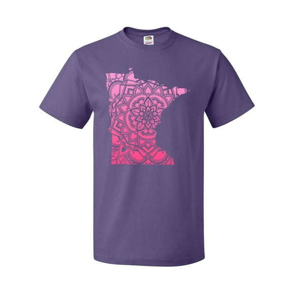 Inktastic Minnesota Silhouette Mandala T-Shirt