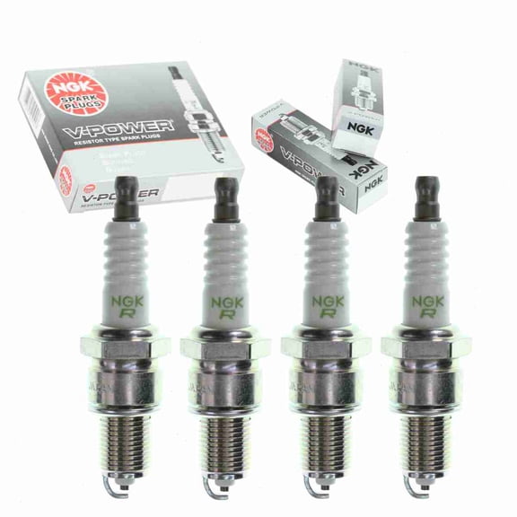 4 pc NGK V-Power Spark Plugs compatible with Lada 1300 1.3L L4 1983