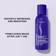 thumbnail image 5 of Clairol Professional Shimmer Lights Purple Shampoo, 2 fl. Oz Neutralizes Brass & Yellow Tones For Blonde, Silver, Gray & Highlighted Hair Packaging May Vary, 5 of 9