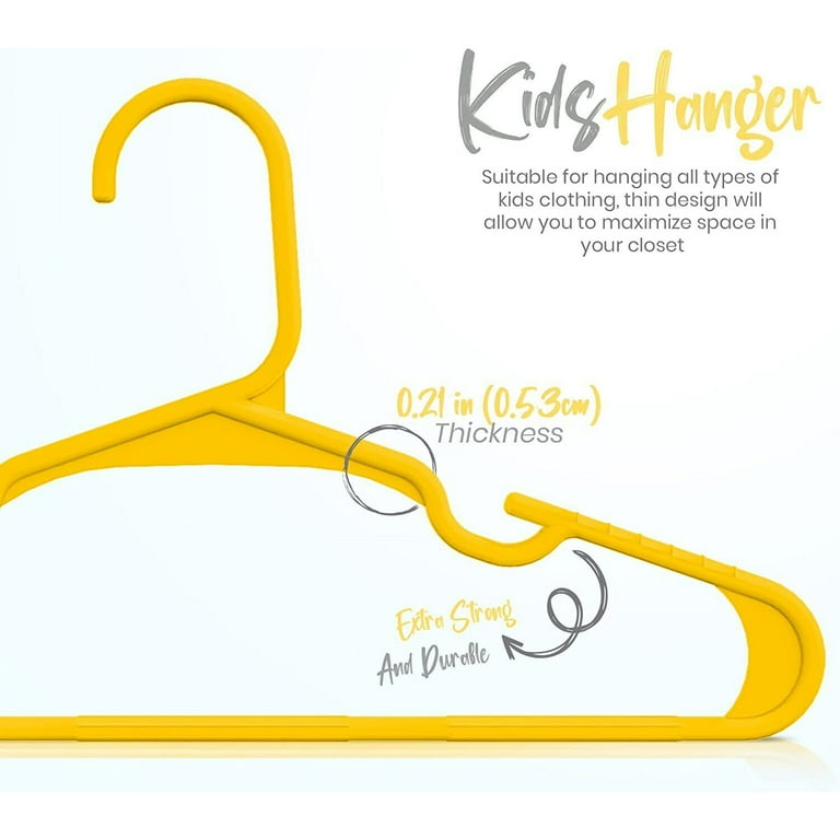 Plastic Kids Hanger, 20 Pack Kid Hangers Small Hangers 11.5inch