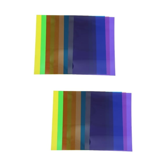 2 Pieces Wraps Crafts Cello Paper Cellophane Clear Wrapping Gift Child