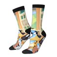 thumbnail image 2 of Saiise Bluey Funny Socks Men Women Adults Novelty Graphic Crew Tube Socks Crazy Design Casual Dress Socks for Sports,Running,Travel, 2 of 7