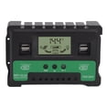 thumbnail image 1 of Controlador solar de 12 V y 24 V, regulador de carga y descarga fotovoltaica, pantalla LCD, salida USB dual, 30 A, 1 of 14