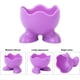 thumbnail image 3 of Bandeja para huevera de silicona de 10 Uds., hueveras de silicona moradas, protege los huevos, reutilizable, portahuevos de belleza de silicona portahuevos exfoliante de silicona Excelente Rendimiento ER012500WZ, 3 of 5