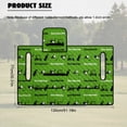 thumbnail image 7 of SEANATIVE Golf Cart Seat Cover, Universal Front Seat Blanket with Four Pockets, Non-Slip Club Car Cushion Cover Protector Fits for EZGO Club Car Yamaha, Easy Install, Golf Cart Pattern Green, 7 of 7