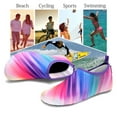 thumbnail image 6 of VIFUUR Water Shoes for Women Barefoot Quick-Dry Beach Swim Socks Multi/Diagonal, 6 of 7