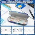 thumbnail image 5 of sixwipe 3 Pack Hard Shell Eyeglass Case for Women & Men, Scratch-Resistant Protective Glasses Storage Box for Sunglasses & Reading Glasses, Portable Travel Case with Microfiber Cleaning Cloth, 5 of 8