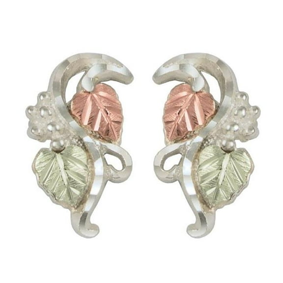 TR Jewelry Concepts MRC5326-GS CCO 12K Fast Track Earring, Sterling Silver