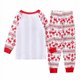 thumbnail image 2 of Conjuntos de ropa y camiseta con estampado de ciervos de manga larga para bebés y niñas, pijamas para niños, ropa para niños, traje para Navidad, 2 of 5