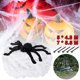 thumbnail image 1 of Muyoka Triángulo telaraña telaraña elástica falsa patio césped hogar disfraces fiesta casa embrujada decoración 16,4 x 15,7 pies/23 x 18 pies, 7 x 5,5 m Muyoka Hogar, 1 of 7
