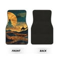 thumbnail image 2 of Naloa Sunset Desert Journey Car Foot Mat Set of 4 Pieces - Universal Floor Liner Neoprene Full Set Floor Mats for Cars Trucks SUV, 2 of 7