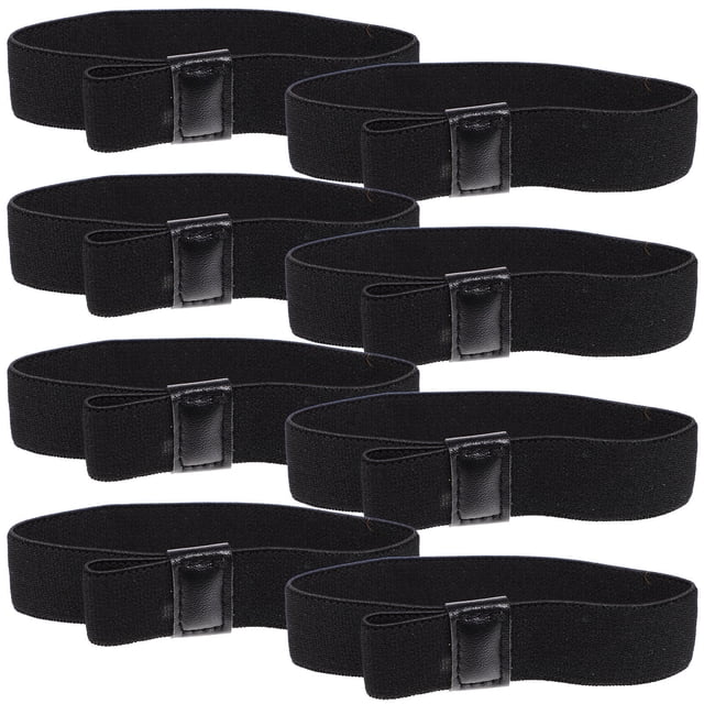 GAXIRE 8Ud Elásticas Para Bento Caja Resistentes Y Portátiles Color Negro