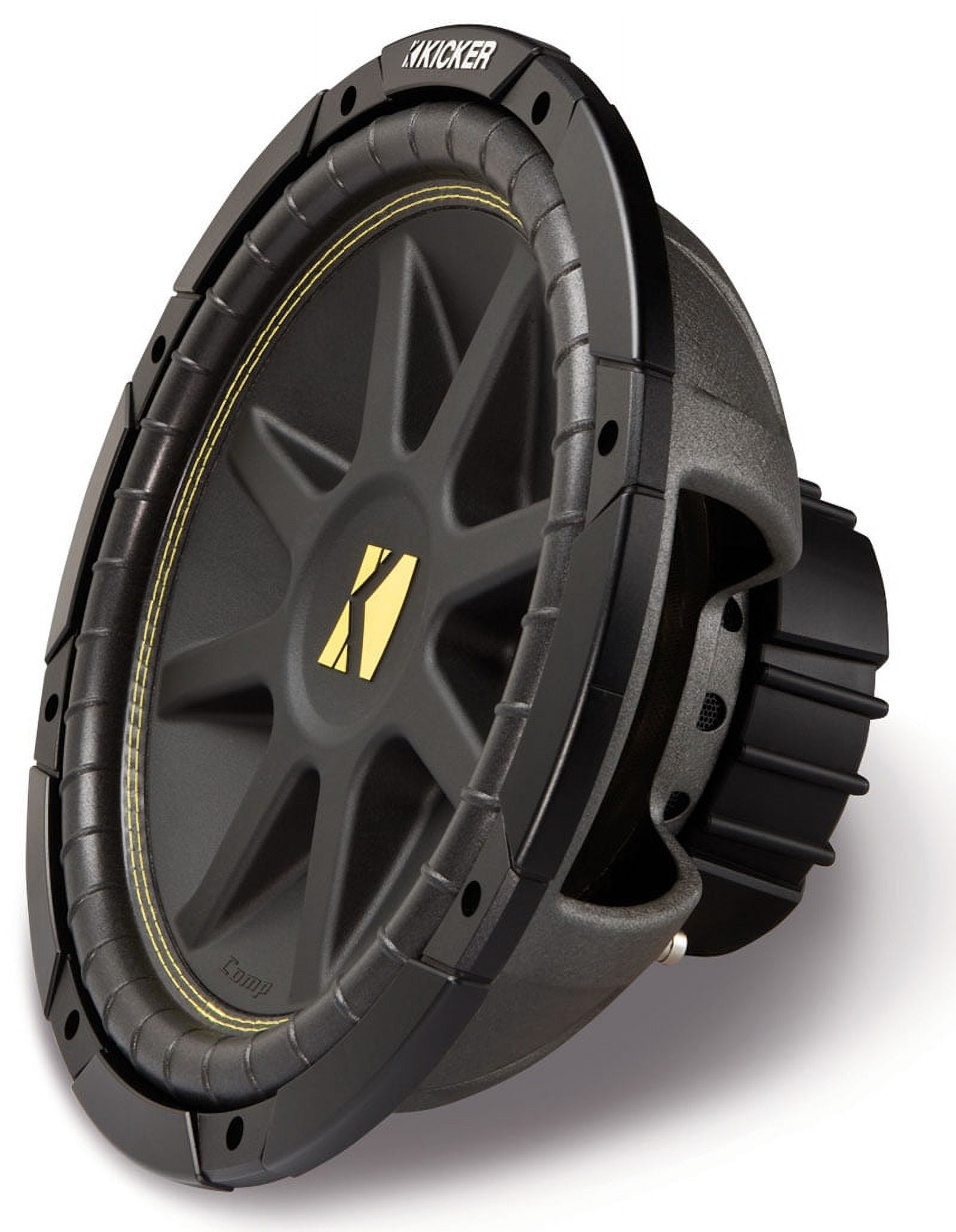 Kicker High EfficientCar Subwoofers, PP Black, lbs
