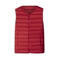 thumbnail image 1 of Light pour Femmes Automne Hiver Gilet Sans Col pour Femmes Grande Taille Manteau Col Rond, 1 of 3