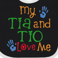 thumbnail image 4 of Inktastic Tia and Tio Love Me Boys or Girls Baby Bib, 4 of 4