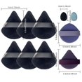 thumbnail image 1 of Traje combinado polvo suelto cojín de aire esponja borla para los dedos maquillaje negro miel maquillaje en polvo borla triangular para polvos, 1 of 5