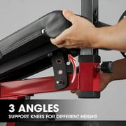 Syedee 3 IN 1Leg Extension and Curl Machine, 450 lbs Adjustable Leg Curl with Plate Loaded, Leg Extender for Home Gym