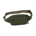 thumbnail image 5 of Abbraccia Fanny Pack Travel Pouch Phone Holder for Men Women Crossbody Bag Chest Bag Waist Pouch for Gym Fitness Walking Travel Camping Green, 5 of 9