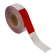 thumbnail image 4 of DNA Motoring ZTL-H-0009 DOT-C2 Requirements Reflective Red White Honeycomb Style 150' Roll of Conspicuity Safety Tape, 4 of 5