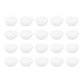 thumbnail image 1 of Paquete de 20 tapones ajustados, tapones de agujero de goma redondos suaves y flexibles para agujeros de 18mm (0.71 pulgadas), tapón de silicona impermeable, blanco, 1 of 6