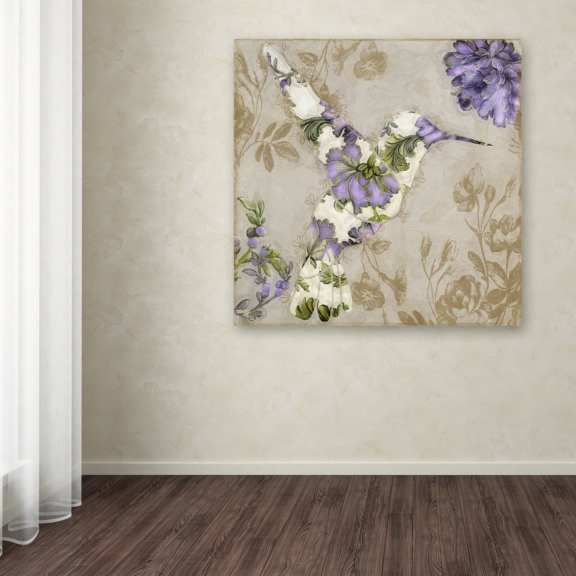 Trademark Fine Art "Winged Tapestry IV" Canvas Art by Color Bakery