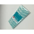 thumbnail image 2 of Way to Celebrate! Terrific Teal Polka Dot & Striped Paper Straws, 30ct, 2 of 3